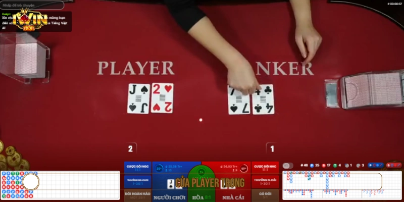 Người chơi có thể chọn cược cửa Player 