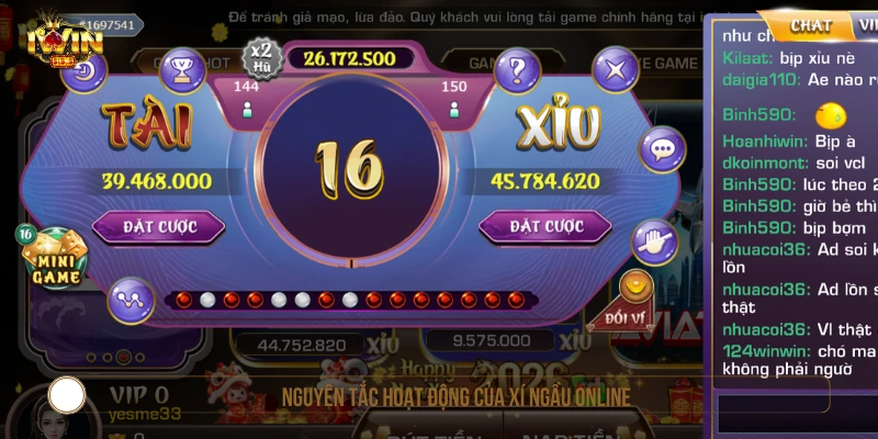 Xác suất của xí ngầu online có sự khác biệt giữa các tổng điểm