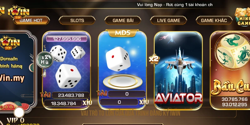 Vai trò to lớn của quá trình đăng ký IWIN